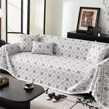 Летний прохладный ледяной шелковый чехол для дивана, полотенце, нескользящий чехол для дивана, подушка для сиденья, летняя летняя подушка для дивана 180*130cm