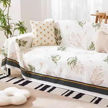 Летний прохладный ощущение ледяного шелка, чехол для дивана, против царапин, диванное полотенце, полное покрытие, универсальный универсальный чехол, диванное одеяло, диванная подушка 180*130cm