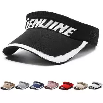 Летний пустой цилиндр для мужчин и женщин, спортивная шляпа от солнца, уличная шляпа от солнца для верховой езды, кепка с козырьком чёрный