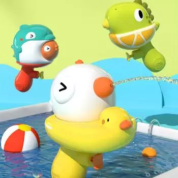 Летний револьвер, водяной пистолет, парк развлечений, игрушка, аквапарк, бассейн, водяной пистолет, игрушка, оранжевый, синий, красный, дополнительный подарок