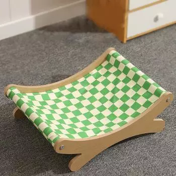 Летний шейкер для кошек, отрывающийся от земли, из цельного дерева, для игр и сна, двойное назначение, съемное и моющееся гнездо для кошек