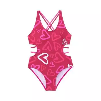 Летний слитный купальник для девочек - Купальники 8