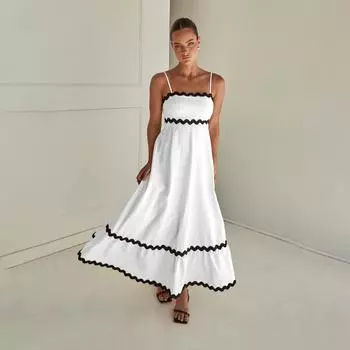 Летний стиль, сплошной цвет, кружево, элегантное платье с лямкой на шее, большие качели, платья XL