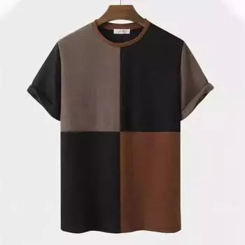 Летний топ с круглым вырезом и 3D-принтом, модные повседневные футболки с короткими рукавами для мужчин S