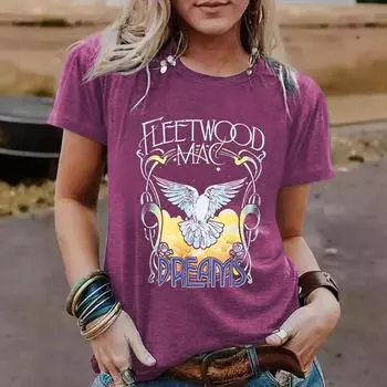 Летний топ с круглым вырезом и принтом голубя 3D, модные повседневные женские футболки с короткими рукавами S