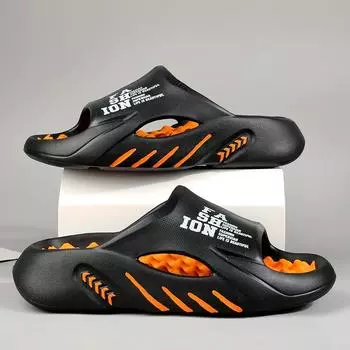 Летний тренд: уличная одежда с ощущением наступления на экскременты, противоскользящие сандалии на толстой подошве, уличные пляжные сандалии 44-45 белый