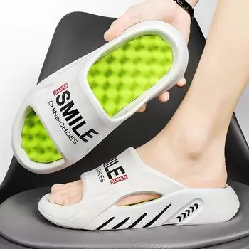 Летний тренд: уличная одежда с ощущением наступления на экскременты, противоскользящие сандалии на толстой подошве, уличные пляжные сандалии 38-39 белый