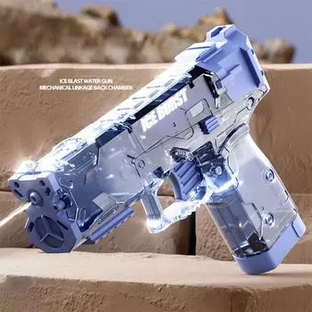 Летний водяной пистолет, игрушечный пистолет Desert Eagle, неэлектрический пистолет высокого давления, 10 метров, водяной пистолет, ретро цвет, пляжная игрушка для детей и взрослых