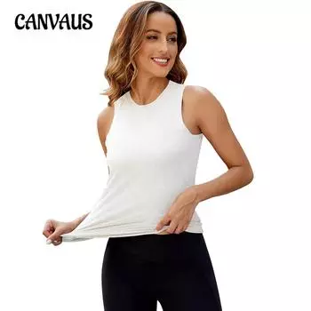 Летний вязаный жилет, женский эластичный топ с круглым вырезом для бега, фитнеса, спортивной майки S серый