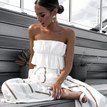 Летний женский сексуальный жилет с открытыми плечами без бретелек, майки, топы M красный