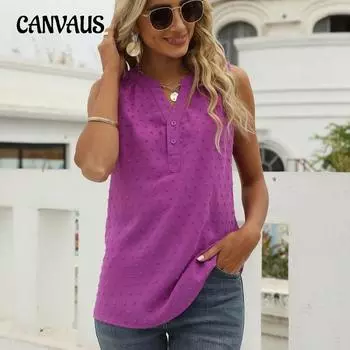 Летний женский жилет, однотонный свободный жаккардовый топ без рукавов с v-образным вырезом S белый