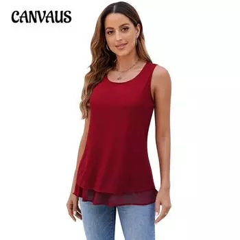 Летний жилет без рукавов, женская майка, эластичный дышащий сетчатый топ S бордовый