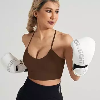 Летний жилет для йоги телесного цвета с компрессионным бельем для груди, спортивное нижнее белье с перекрестными пряжками, амортизирующий бюстгальтер для фитнеса с перекрестными бретелями S королевский синий