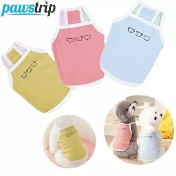 Летний жилет для собак, футболка, тонкая охлаждающая одежда для собак, одежда для маленьких собак, одежда для чихуахуа, одежда для щенков, аксессуары для собак XS синий