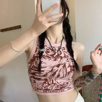 Летний жилет H-образной формы с лифом для женщин M розовый