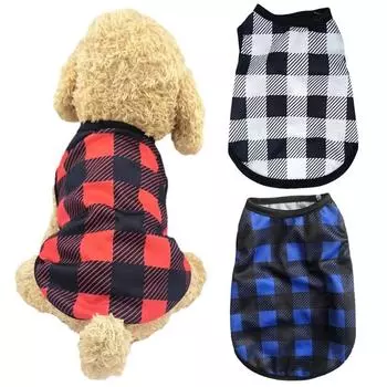 Летний жилет в полоску для собак, одежда для маленьких и средних собак, кошек, сетчатая дышащая футболка для щенков, котят, йорков, чихуахуа, пальто для домашних животных XS