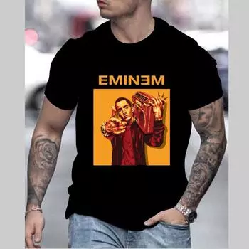 Летняя 3D футболка с коротким рукавом, мужская футболка с принтом в стиле уличного хип-хопа S