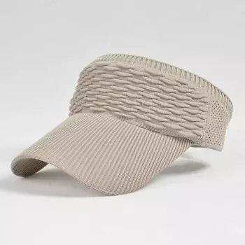 Летняя анти-УФ-шляпа для женщин, пустая шляпа-цилиндр, кепка для путешествий, пляжа, спорта на открытом воздухе, вязаная бейсбольная кепка KK