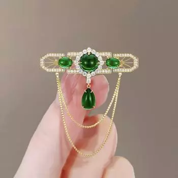 Летняя антиэкспозиционная брошь: Модная и роскошная булавка для воротника для женщин.