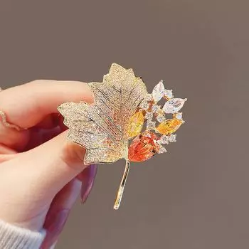 Летняя антиэкспозиционная брошь: Модная и роскошная булавка для воротника для женщин.