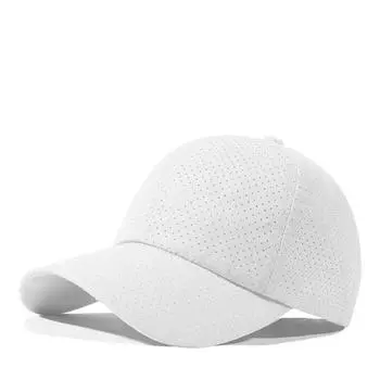 Летняя бейсболка для мужчин и женщин, повседневная, быстросохнущая, дышащая, регулируемая, сетчатая, спортивная шапка для