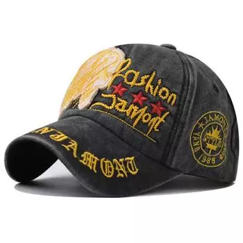 Летняя бейсболка для мужчин и женщин с вышивкой, рыбацкая шапка для мужчин, костяная кепка в стиле хип-хоп, повседневная регулируемая хлопковая кепка Gorra Snapback 55-60cm