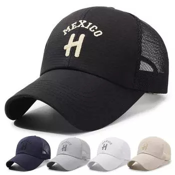 Летняя бейсболка мужская дышащая солнцезащитная кепка для спорта на открытом воздухе солнцезащитная кепка серый