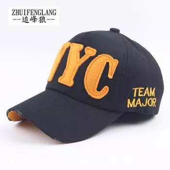 Летняя бейсболка Nyc женская уличная шляпа от солнца шляпа от солнца модная кепка для взрослых солнцезащитная молодежная шляпа Adjustable красный