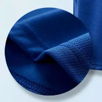 Летняя быстросохнущая футболка на заказ с круглым вырезом, спортивная с коротким рукавом для мужчин и женщин, повседневная ткань M синий