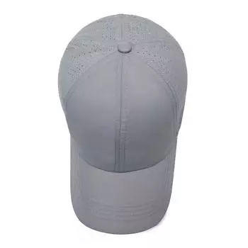 Летняя быстросохнущая кепка женская модная однотонная бейсболка легкая пластина тонкая сетка дышащая защита от солнца спортивная шляпа от солнца Adjustable темно-розовый