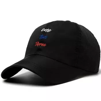 Летняя быстросохнущая сетчатая бейсболка для мужчин и женщин, модная уличная кепка с надписью «Sletter», солнцезащитный дышащий кепка, кепка Snapback, повседневная шляпа от солнца 50-60CM белый