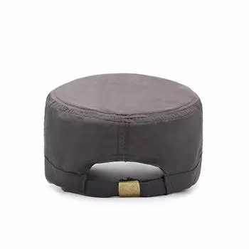 Летняя быстросохнущая шляпа с плоским верхом, мужская, для активного отдыха, прохладная и дышащая, спортивная шляпа с изогнутыми полями, регулируемая сетчатая шляпа от солнца Adjustable тёмно-синий