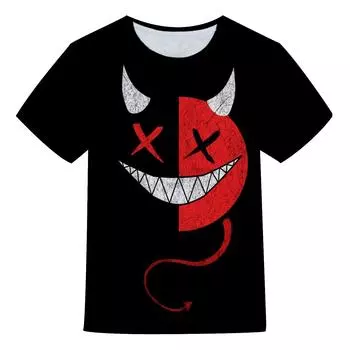 Летняя детская футболка с героями мультфильмов, детский подарок на день рождения, милая футболка для мальчиков и девочек, дышащая повседневная модная футболка с короткими рукавами 160