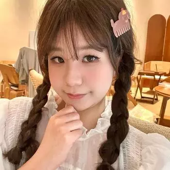 Летняя детская милая заколка для волос в виде гребня для домашних животных, мультяшная акриловая заколка в виде утиного рта, милая девичья челка с сердечком, боковая заколка для волос