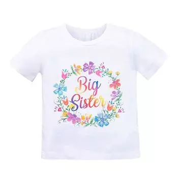 Летняя детская одежда, топы с короткими рукавами для девочек, повседневная рубашка, хлопковая футболка с круглым воротником 110