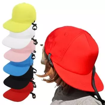 Летняя детская шляпа для детей от 3 до 36 месяцев/от 3 до 10 лет, бейсбольная кепка унисекс, детская уличная водонепроницаемая и ветрозащитная шляпа с веревочными полями для мальчиков и девочек, шляпа Snapback для детей S(44-50cm) белый