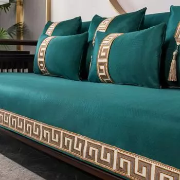 Летняя диванная подушка из ледяного шелка, универсальный чехол для дивана на четыре сезона, универсальный чехол для полотенец на спинку, универсальный тканевый чехол 70*70