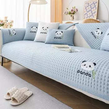 Летняя диванная подушка, простой и свежий чехол для спинки, полотенце, новый нескользящий чехол для дивана 70*70cm