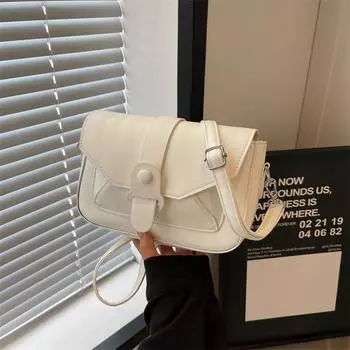 Летняя дизайнерская маленькая сумка 2024 года, женская, новая модная текстура, корейская версия, нишевый дизайн, одно плечо, маленькая квадратная сумка через плечо чёрный