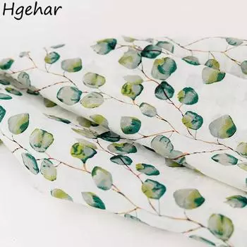 Летняя дышащая хлопковая одежда Ткани Цветочные платья Материалы для рукоделия Сделай сам Рукоделие Ночная рубашка Шитье Ткань Аксессуары 150x50cm