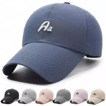 Летняя дышащая легкая быстросохнущая кепка женская уличная солнцезащитная бейсболка мужская светло-серый