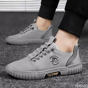 Летняя дышащая мужская обувь Трендовая мужская обувь для сноуборда Кроссовки из зонта Универсальная спортивная повседневная обувь Плоская обувь alpargatas hombre 39 серый