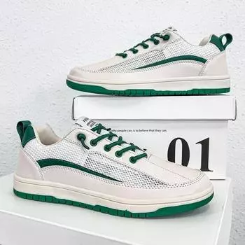 Летняя дышащая мужская повседневная обувь, модная, большой размер 47, обувь для ходьбы на открытом воздухе, качественные мужские кроссовки на шнуровке, удобные, противоскользящие 39