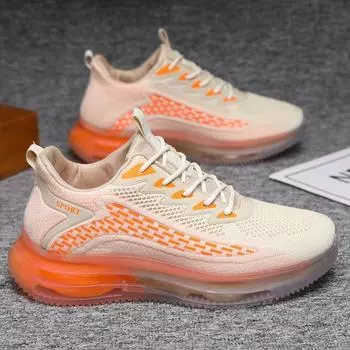 Летняя дышащая обувь 2024 года, новый тренд, дышащая сетчатая обувь, спортивная и повседневная обувь, универсальная обувь для пап, корейская версия, кокосовые туфли 39 чёрный