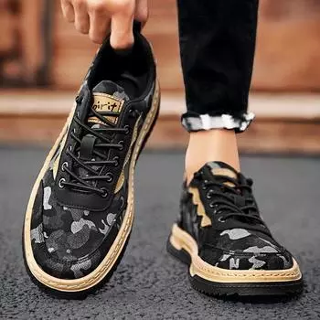 Летняя дышащая повседневная обувь из ледяного шелка на мягкой подошве для работы и охраны труда на строительных площадках 39