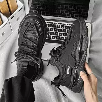 Летняя дышащая спортивная обувь, мужские повседневные кроссовки, кроссовки для бега на открытом воздухе с сеткой, студенческие кроссовки с толстой подошвой для занятий спортом и бега, прогулочные кроссовки 39 зелёный