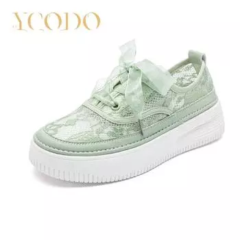 Летняя дышащая удобная сетчатая ткань на плоской подошве для женщин и девочек, модная повседневная обувь для студентов 43 белый