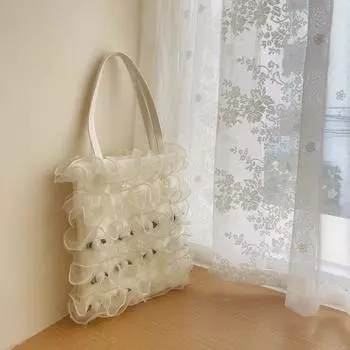 Летняя французская ретро-сумка-сумка с супер-феей и цветком, плиссированная наплечная сумка Cheongsam в китайском стиле, универсальная новая сумка через подмышку в китайском стиле