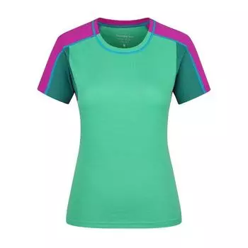 Летняя футболка для активного отдыха, быстросохнущая женская спортивная одежда с короткими рукавами, быстросохнущая футболка для походов и альпинизма XXXXL зелёный
