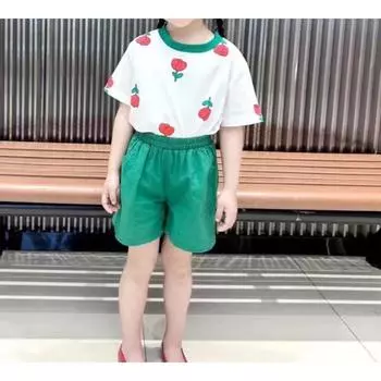 Летняя футболка для маленьких детей, топ для девочек, футболка с короткими рукавами для девочек, топ, детская одежда для девочек 90